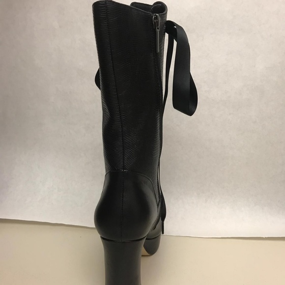 Women's Lash Hippie High Lace up Block Knee Boots - Picture 4 of 8